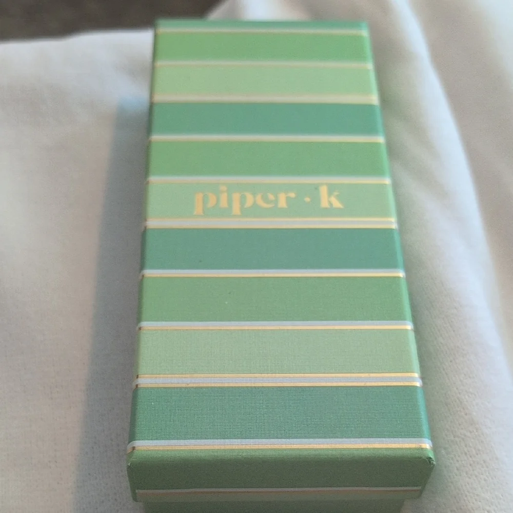 Piper + K Silver and Blue Brooch